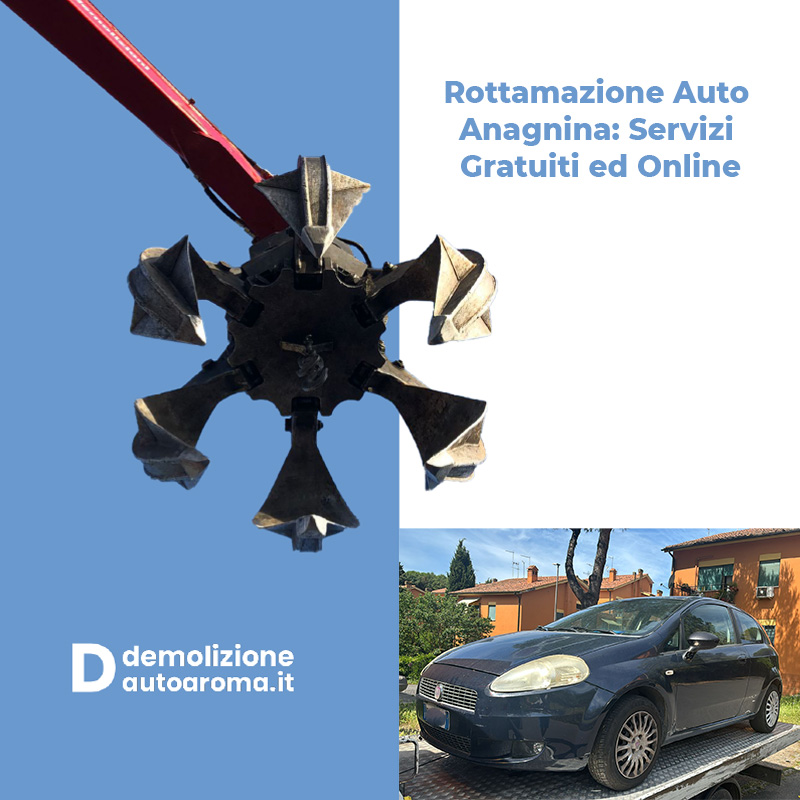 Rottamazione Auto Anagnina Servizi Gratuiti ed Online