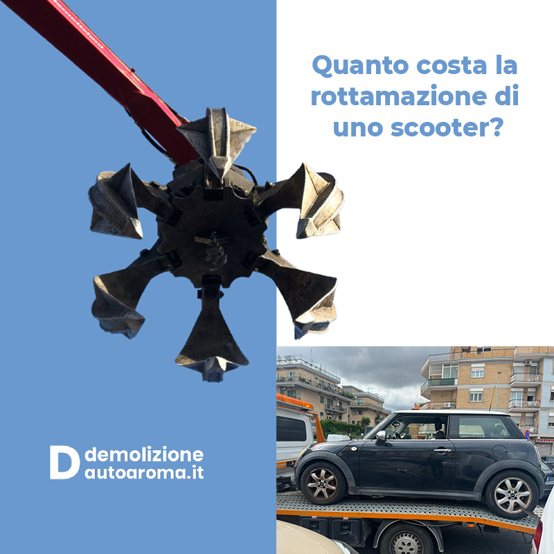 Quanto costa la rottamazione di uno scooter a roma