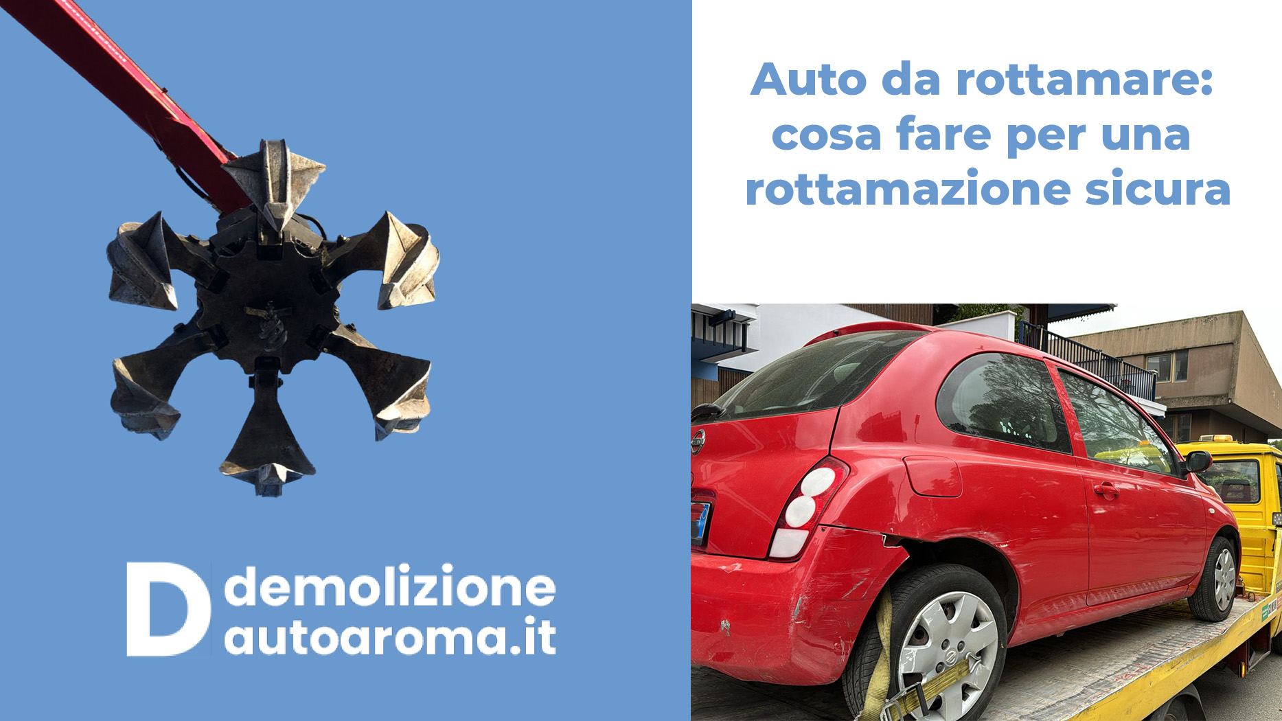 Auto da rottamare cosa fare per rottamazione sicura