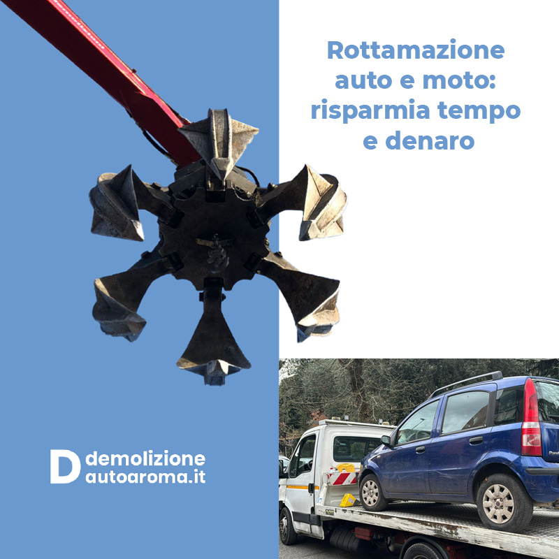 Rottamazione auto risparmia tempo e denaro